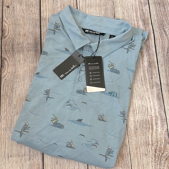 NWT Travis Mathew GOING ROGUE POLO - Picture 6 of 7